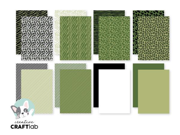 Creative Craft Lab - Studio Light - Paper Pad - Jungle Out There  - Papier Pack 