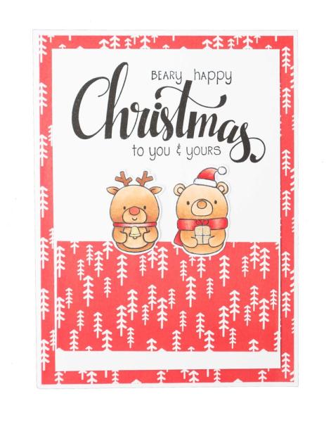 Creative Craft Lab - Studio Light - Clear Stamp -  Fa la la la la - Stempel