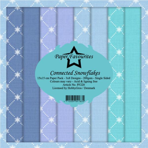Paper Favourites - "  Connected Snowflakes  " - Paper Pack - 6x6 Inch