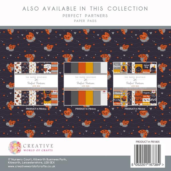 The Paper Boutique - Perfect Partners - Love Bug - 8x8 Inch - Cardstock