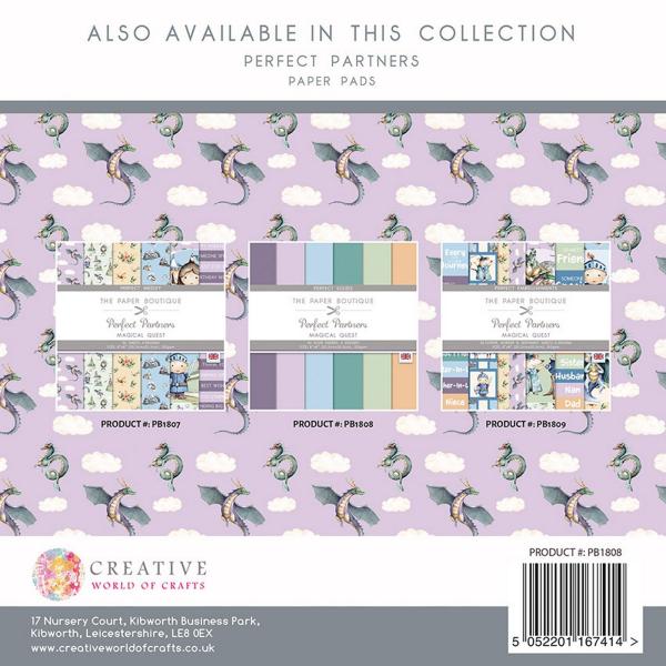 The Paper Boutique - Perfect Partners - Magical Quest  - 8x8 Inch - Cardstock