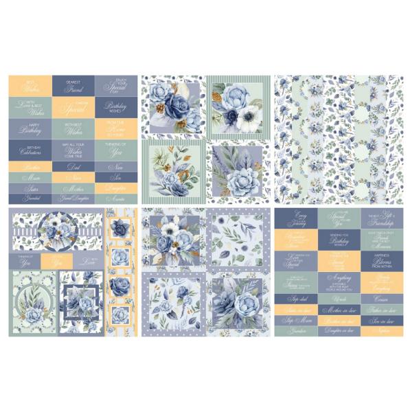 The Paper Boutique - Embellishment Pad - Winter romance - 8x8 Inch - Designpapier