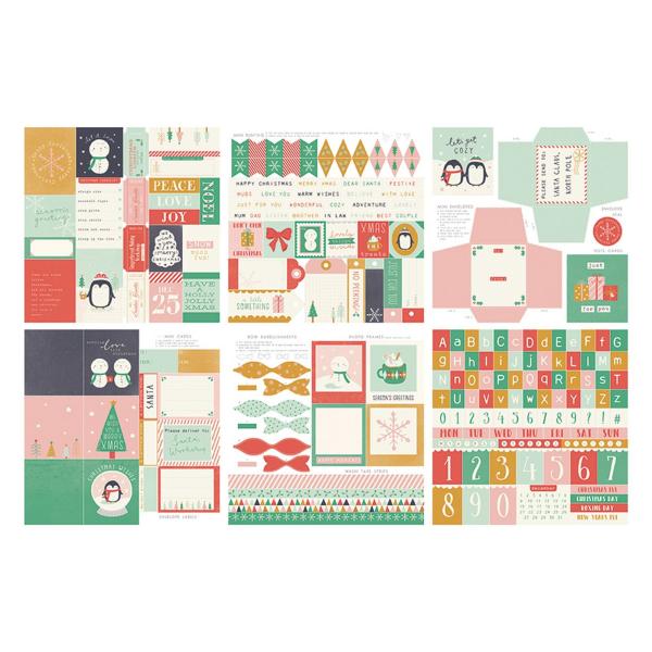 The Paper Boutique - Project Pad -  Christmas adventure  - 8x8 Inch - Paper Pad - Designpapier
