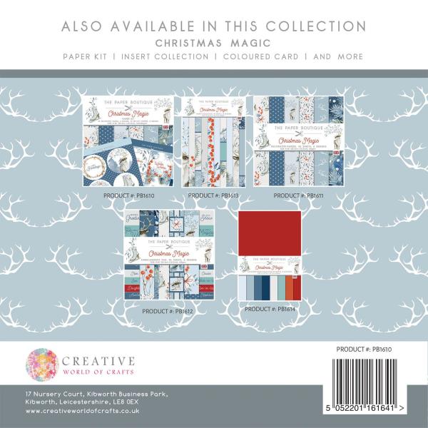 The Paper Boutique - Paper Kit - Christmas magic - Die Cut Toppers - Designpapier 