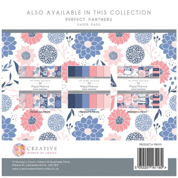 The Paper Boutique - Perfect Partners -  Ocean blossoms - 8x8 Inch - Designpapier