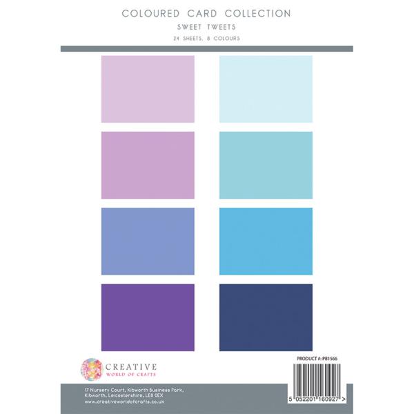 The Paper Boutique - Colour Card Collection  - Sweet tweets - A4 - Cardstock