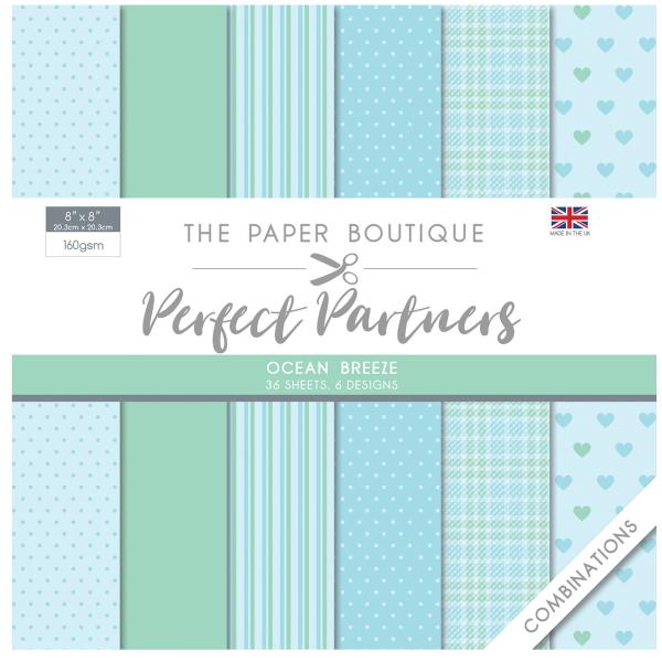 The Paper Boutique - Perfect Partners - Ocean breeze - 8x8 Inch - Designpapier