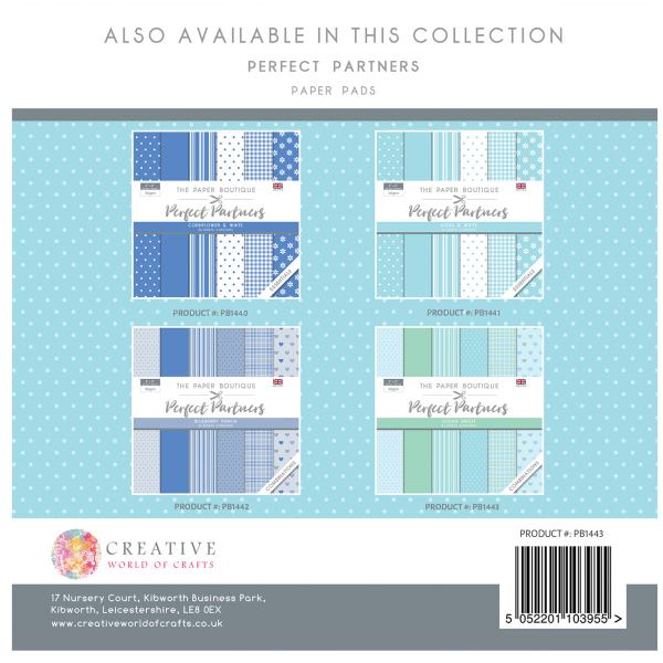 The Paper Boutique - Perfect Partners - Ocean breeze - 8x8 Inch - Designpapier