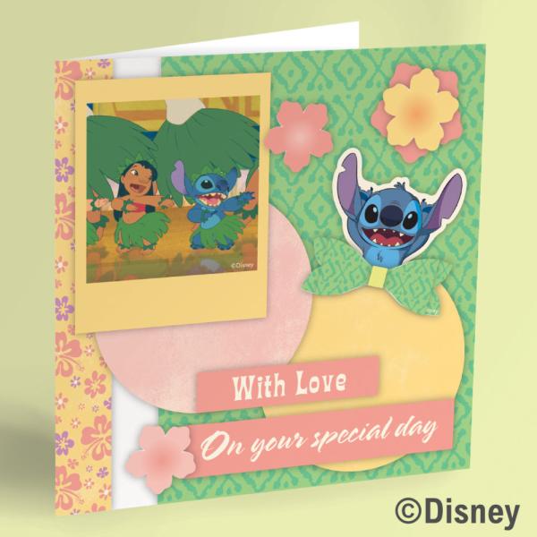 Creative Expressions - Card Making Kit 8x8 Inch - Lilo & Stitch 20th Anniversary 