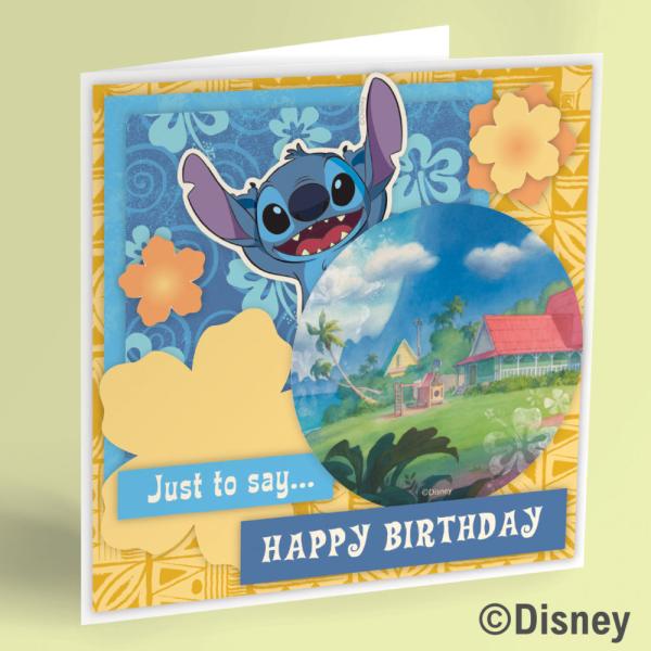 Creative Expressions - Card Making Kit 8x8 Inch - Lilo & Stitch 20th Anniversary 