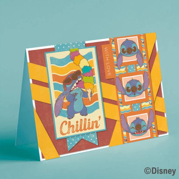 Creative Expressions - Card Making Kit 8x8 Inch - Lilo & Stitch 