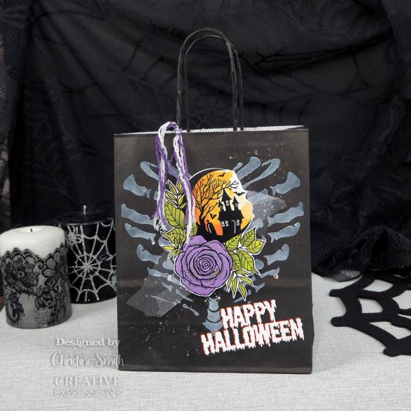 Creative Expressions - Craft Dies - Happy Halloween - Stanze