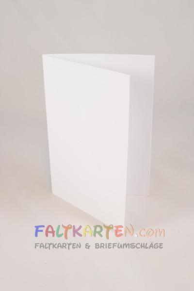 Doppelkarte - Faltkarte 240g/m² DIN B6 in weiss