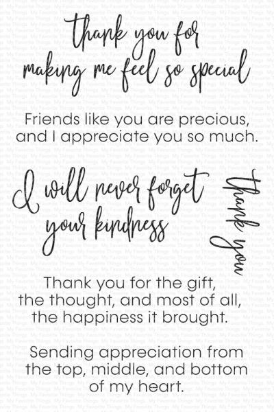 My Favorite Things Stempelset "Inside & Out Thank You" Clear Stamp