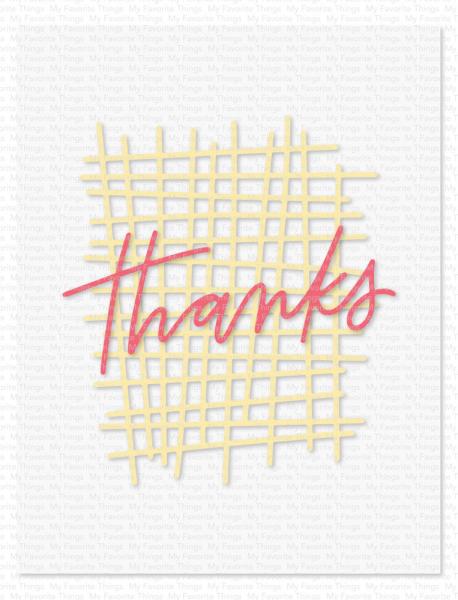 My Favorite Things Die-namics "Thanks" | Stanzschablone | Stanze | Craft Die