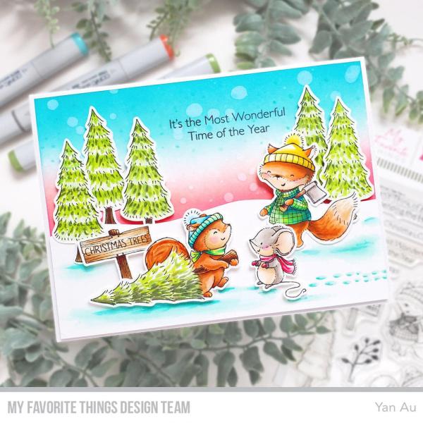 My Favorite Things Stempelset "Christmas Tree Farm" Clear Stamp Set