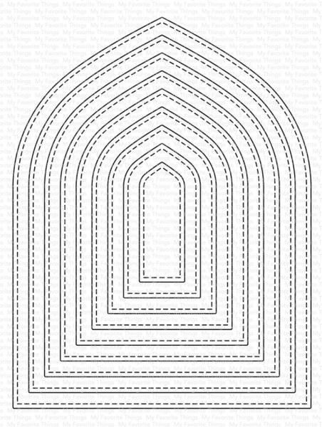 My Favorite Things Die-namics "Elegant Stitched STAX" | Stanzschablone | Stanze | Craft Die
