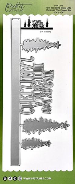 Picket Fence Studios - Dies - "Have Yourself a Merry Little Christmas" - Stanze (SDCS-136)
