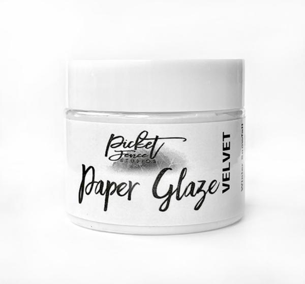 Picket Fence Studios - Paper Glaze -  Velvet Winter Snowfall 