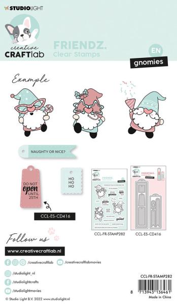 Creative Craft Lab - Studio Light - Clear Stamp - Gnomies - Stempel