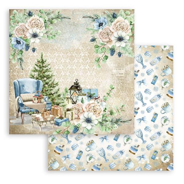 Stamperia "Romantic Cozy Winter" 12x12" Paper Pack - Cardstock