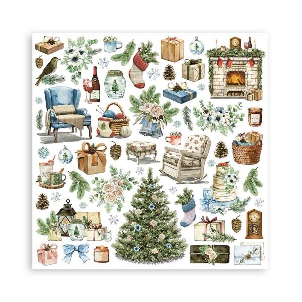 Stamperia "Romantic Cozy Winter" 6x6" Paper Pack - Cardstock