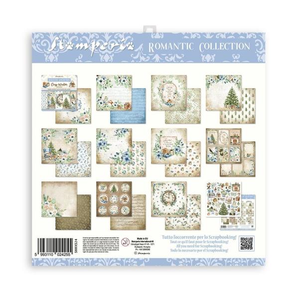 Stamperia "Romantic Cozy Winter" 6x6" Paper Pack - Cardstock