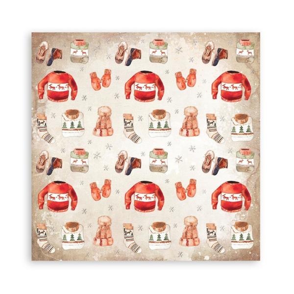 Stamperia "Romantic Home for the Holidays" 12x12" Paper Pack - Cardstock