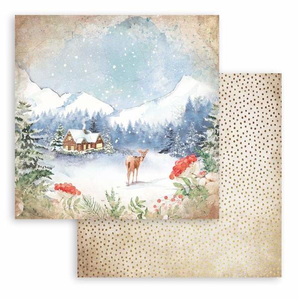 Stamperia "Romantic Home for the Holidays" 6x6" Paper Pack - Cardstock