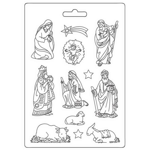 Stamperia - Soft Mould - "Bethlehem" - Gießform