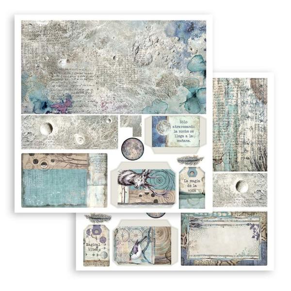 Stamperia - Pop Up Kit - " Cosmos Infinity " 12x12" Paper Pack - Cardstock