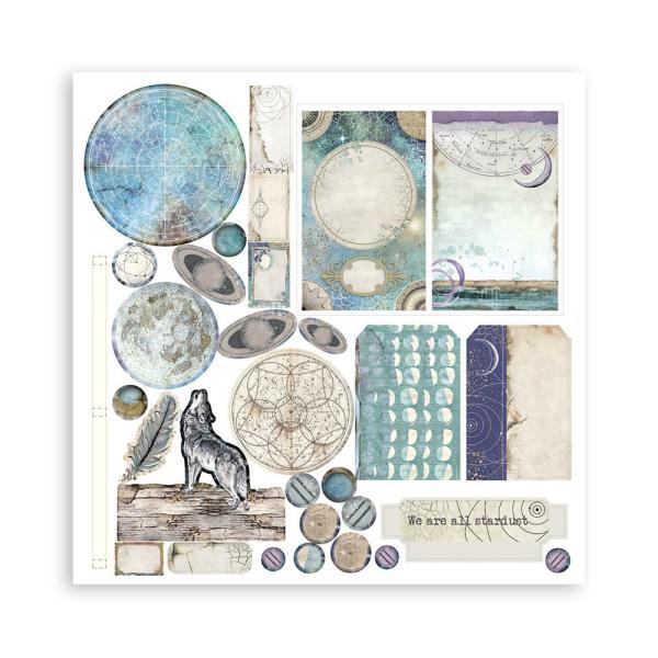 Stamperia - Pop Up Kit - " Cosmos Infinity " 12x12" Paper Pack - Cardstock