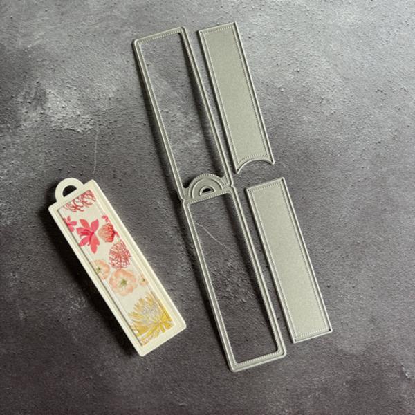 Simple and Basic - Dies - " Long Narrow Tag with Add-ons " - Stanze