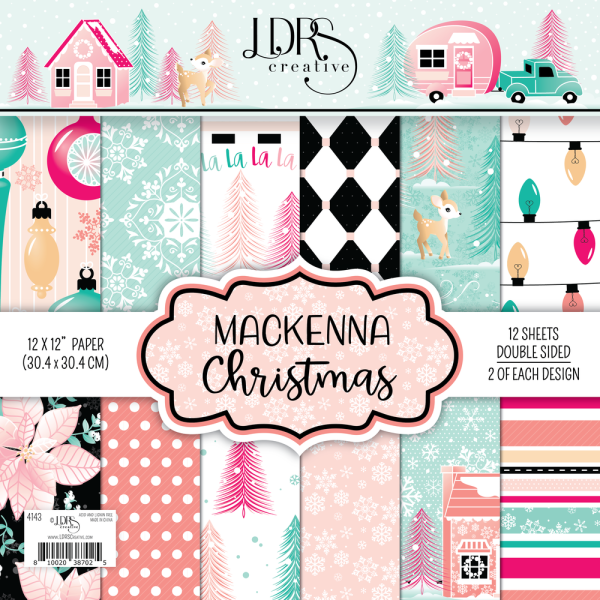 LDRS-Creative  MacKenna Christmas Paper Pack 12x12