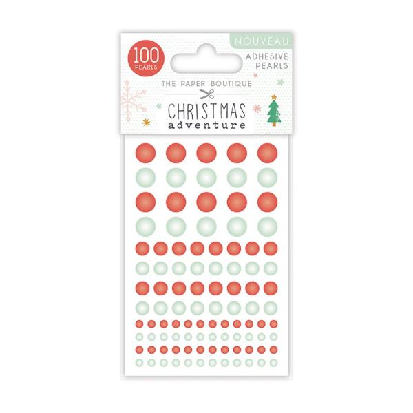 The Paper Boutique - Adhesive pearls -  Christmas adventure  - selbstklebende Perlen
