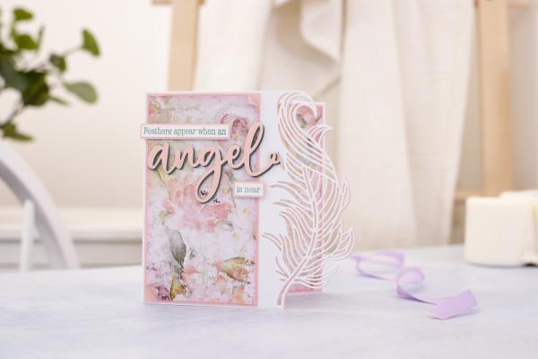Crafters Companion - Stamp & Dies -Angel Kisses  - Stempel & Stanze 