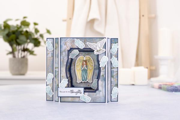 Crafters Companion - Stamp & Dies -Ethereal Angels - Stempel & Stanze 