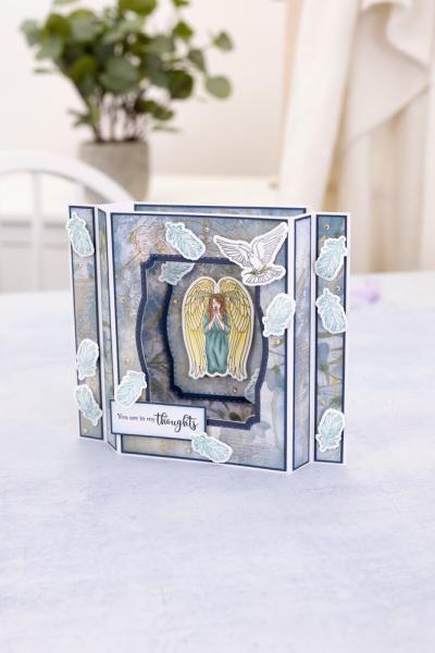 Crafters Companion - Stamp & Dies -Ethereal Angels - Stempel & Stanze 