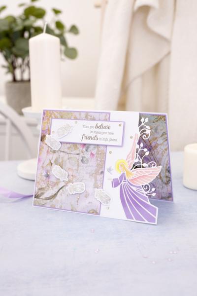 Crafters Companion - Stamp & Dies -Ethereal Angels - Stempel & Stanze 