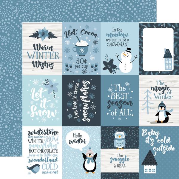 Echo Park - Paper Pad 6x6" - "The Magic Of Winter" - Paper Pack