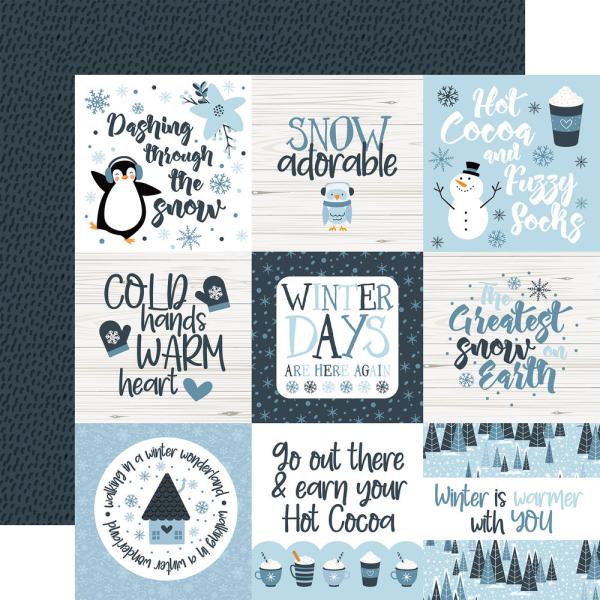 Echo Park - Paper Pad 6x6" - "The Magic Of Winter" - Paper Pack