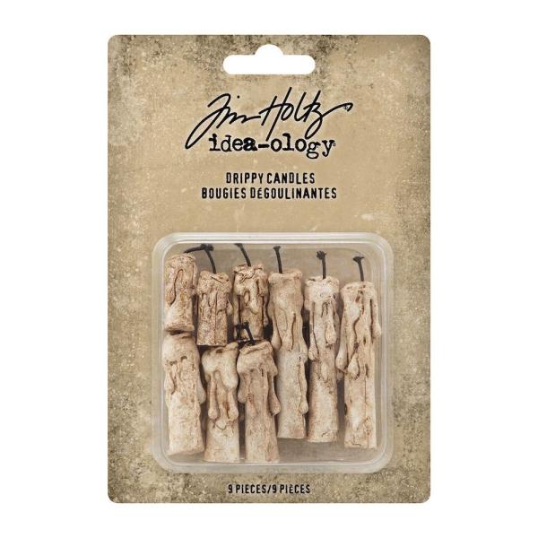 Tim Holtz - Idea Ology "Drippy Candles" - Kerzen 