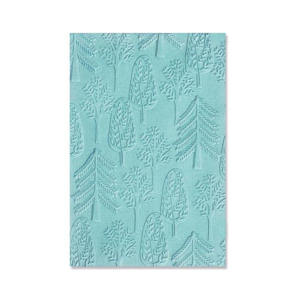 Sizzix 3D Embossing Folder Forest - 3D Prägefolder