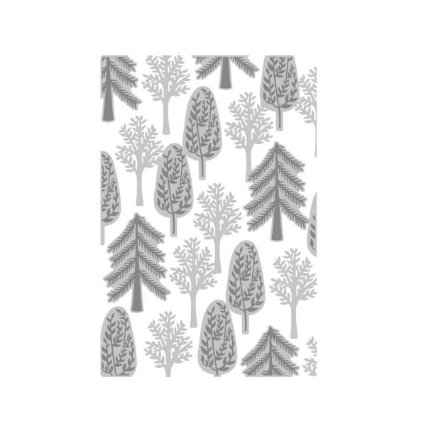 Sizzix 3D Embossing Folder Forest - 3D Prägefolder