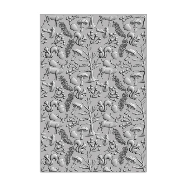 Sizzix 3D Embossing Folder Winter Woodland - 3D Prägefolder