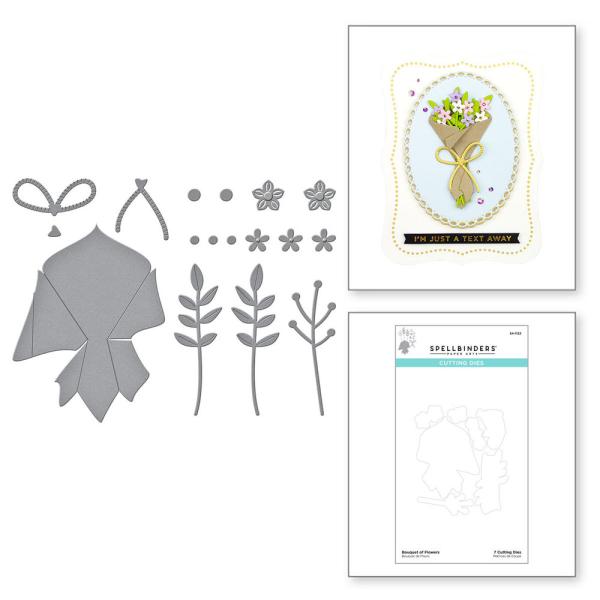 Spellbinders Dies "Bouquet of Flowers" Stanzschablonen