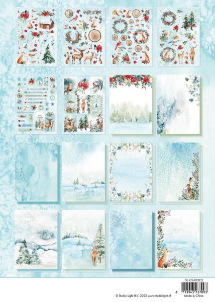 Studio Light - DIY Block - Christmas in the Forest  -  Stanzteile - Designpapier