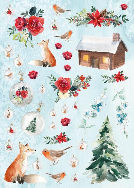 Studio Light - DIY Block - Christmas in the Forest  -  Stanzteile - Designpapier