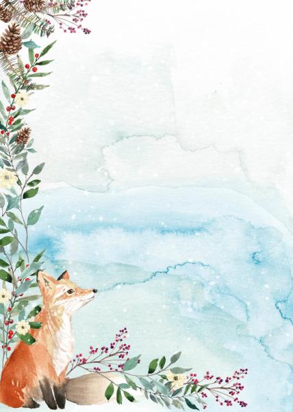 Studio Light - DIY Block - Christmas in the Forest  -  Stanzteile - Designpapier