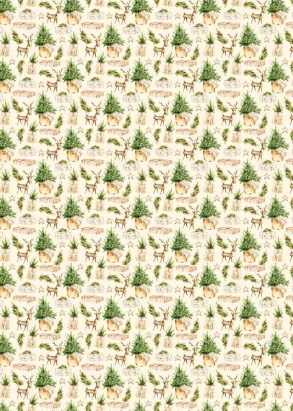Studio Light - DIY Block - Natural Christmas  -  Stanzteile - Designpapier